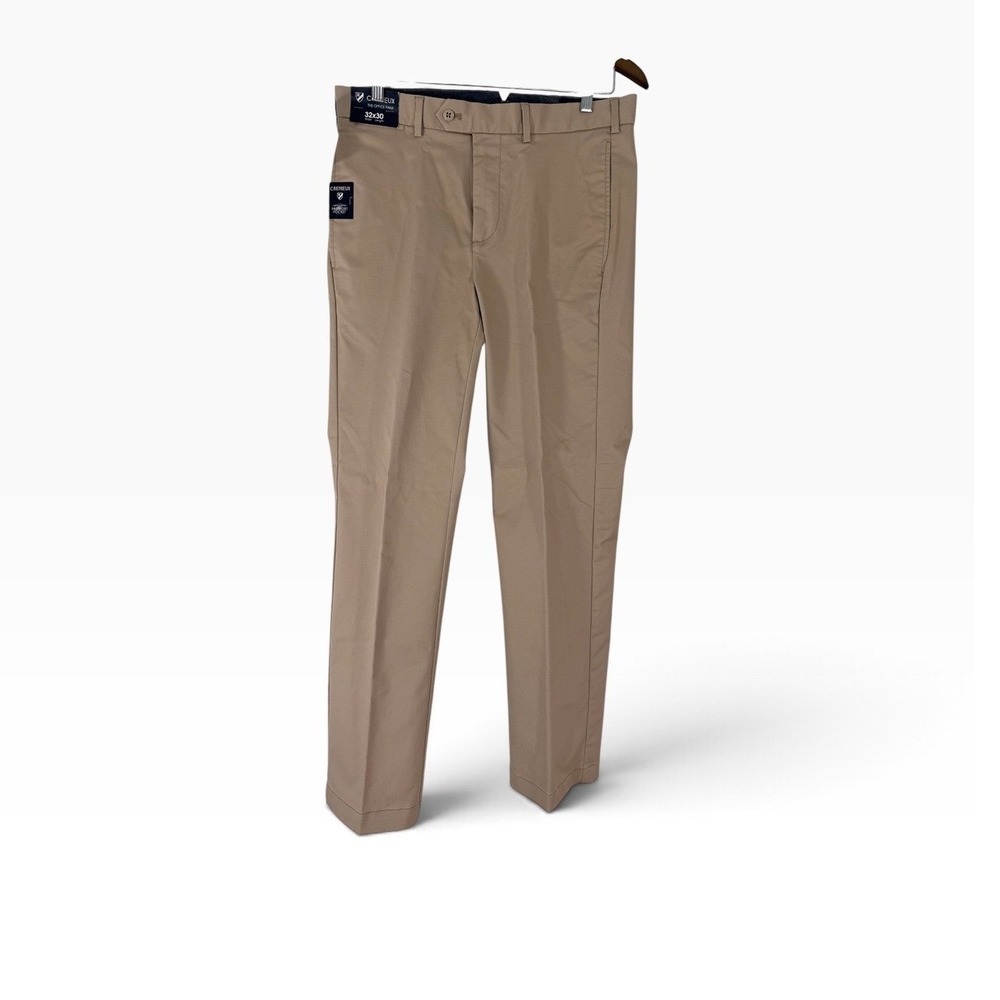 Cremieux The Office Pant Mens 32x30 Khaki Tan Chino Trousers Passport Pocket NWT